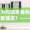 为何嘲笑我热爱建筑？——亲述我爱盖房子怎么了的个人经历与深入理解