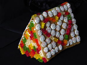 (巧克力圣诞房子)用巧克力和糖做的圣诞小屋，让你感受圣诞的甜蜜气息