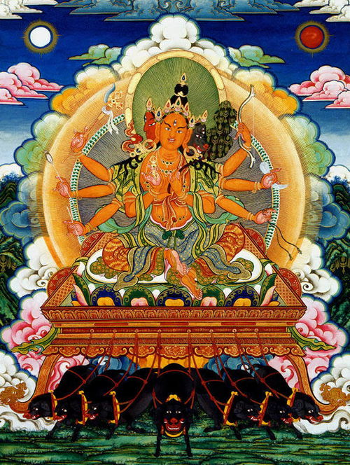 大威德文殊菩萨心咒：启迪心灵，保佑众生，照亮前行的道路